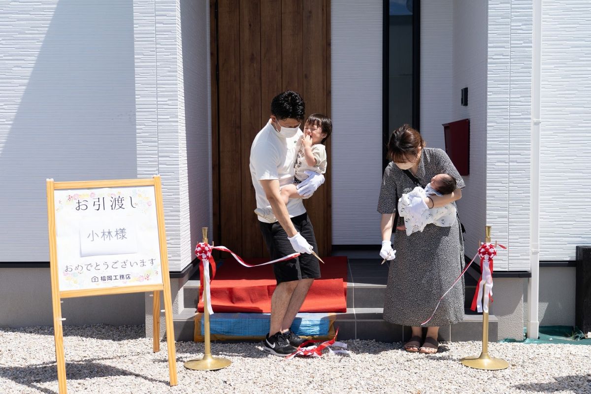 「三井郡大刀洗町03」注文住宅現場リポート⑦【お引き渡し式】