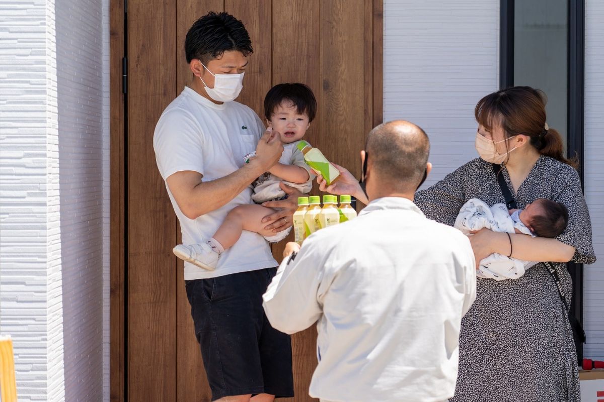 福岡県三井郡大刀洗町03　注文住宅建築現場リポート⑦　～お引き渡し式～