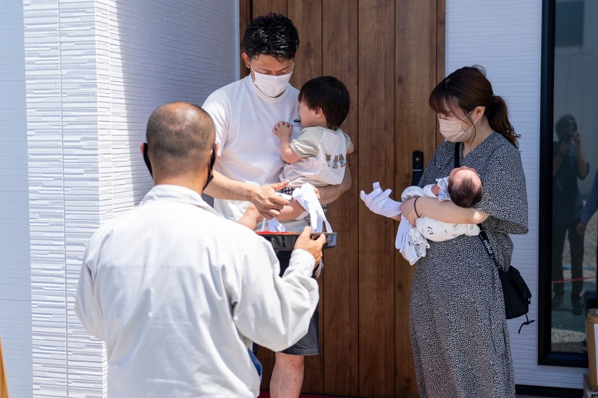 福岡県三井郡大刀洗町03　注文住宅建築現場リポート⑦　～お引き渡し式～