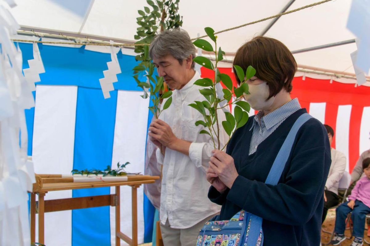 北九州市小倉北区02　注文住宅建築現場リポート①　～地鎮祭～