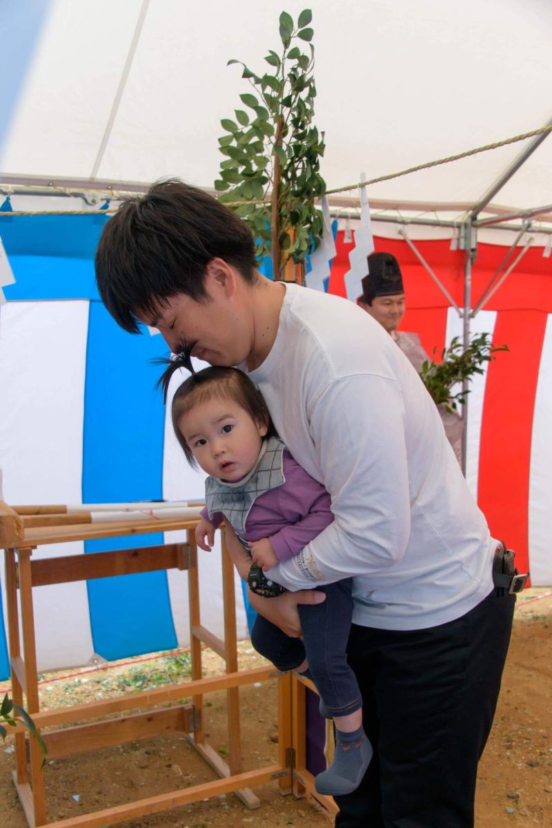 北九州市小倉北区02　注文住宅建築現場リポート①　～地鎮祭～