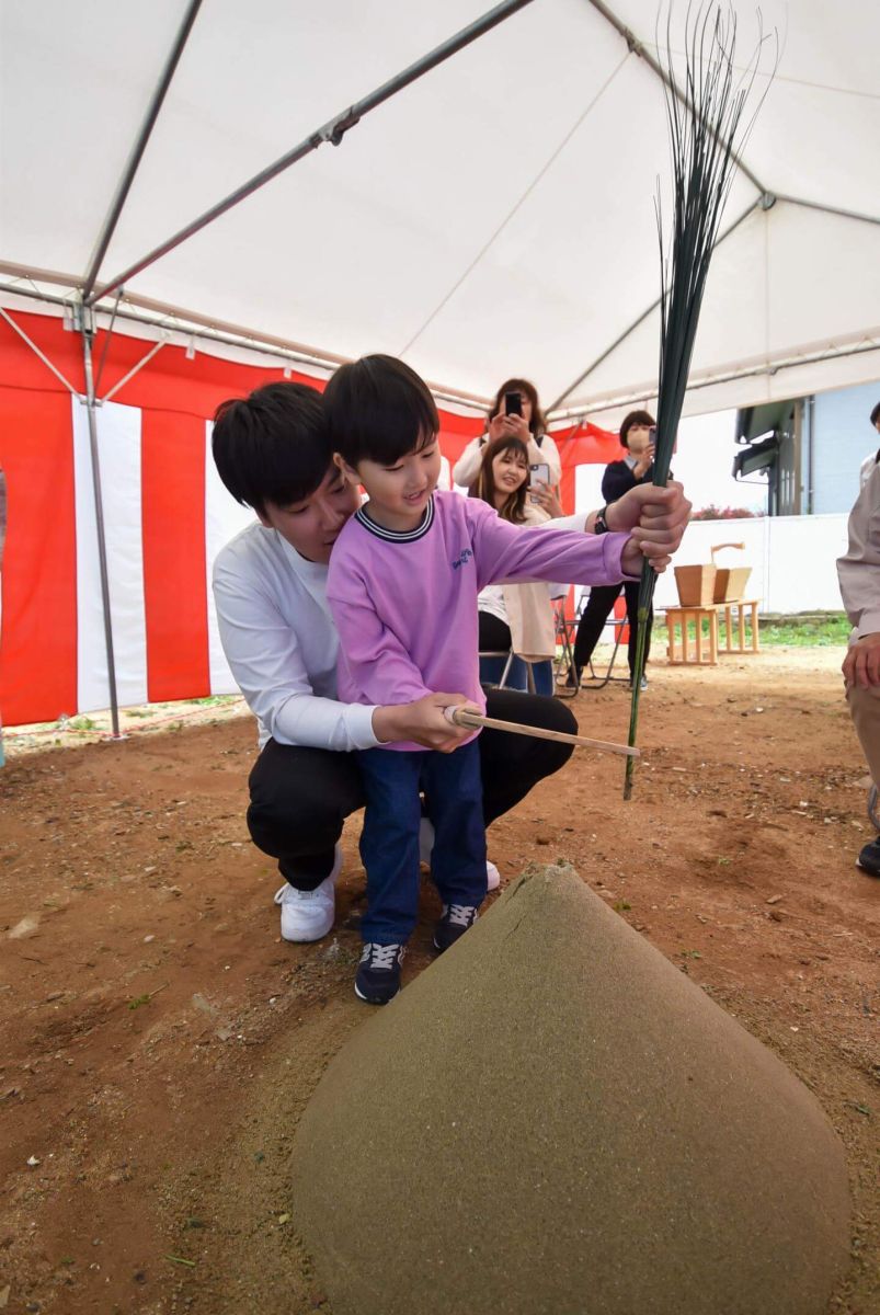 北九州市小倉北区02　注文住宅建築現場リポート①　～地鎮祭～