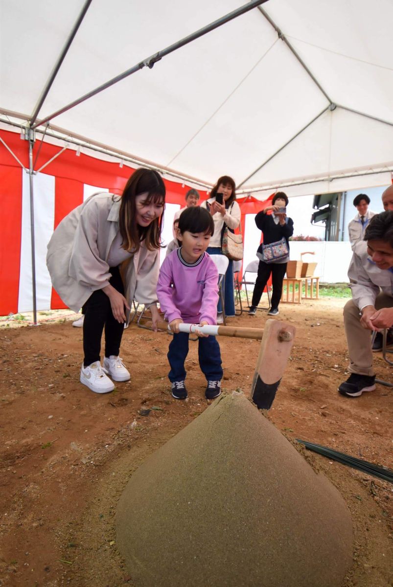 北九州市小倉北区02　注文住宅建築現場リポート①　～地鎮祭～