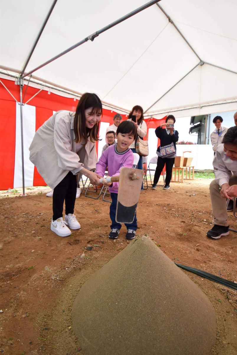 北九州市小倉北区02　注文住宅建築現場リポート①　～地鎮祭～