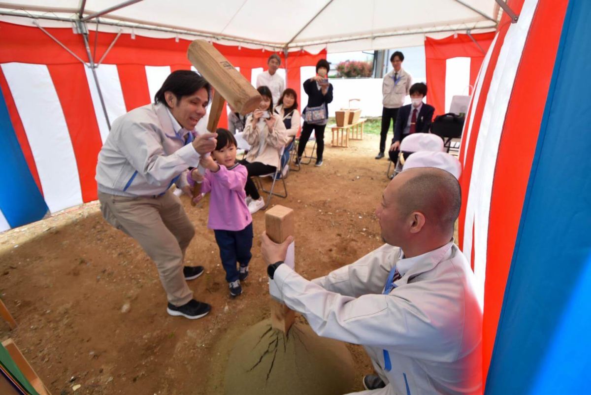 北九州市小倉北区02　注文住宅建築現場リポート①　～地鎮祭～