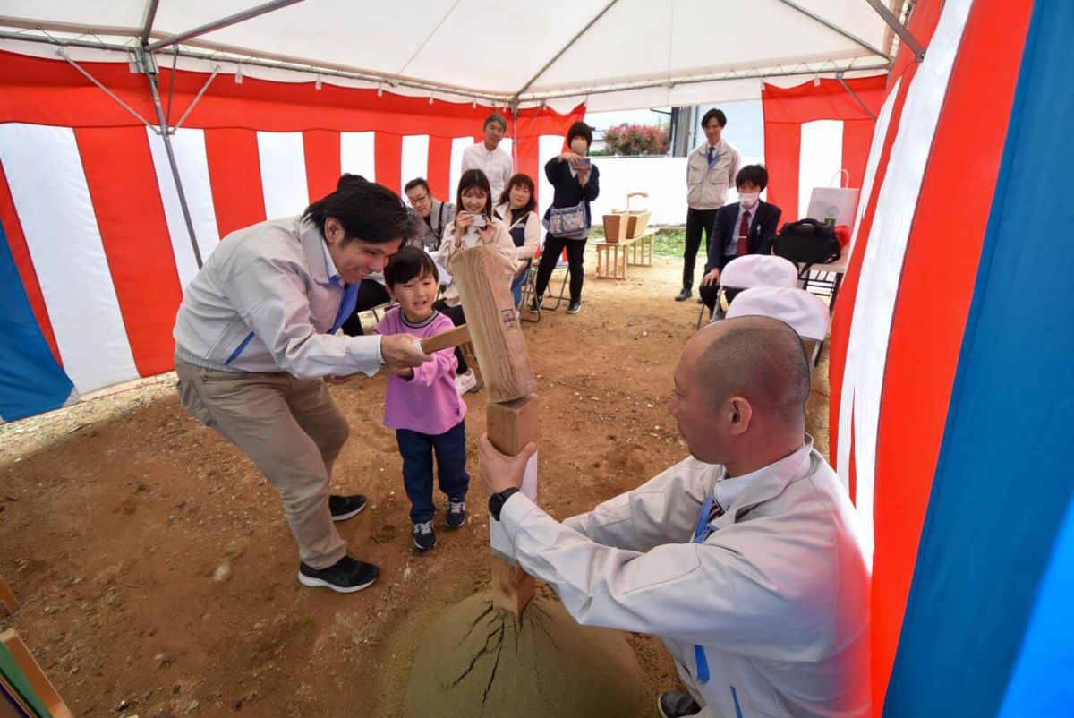 北九州市小倉北区02　注文住宅建築現場リポート①　～地鎮祭～