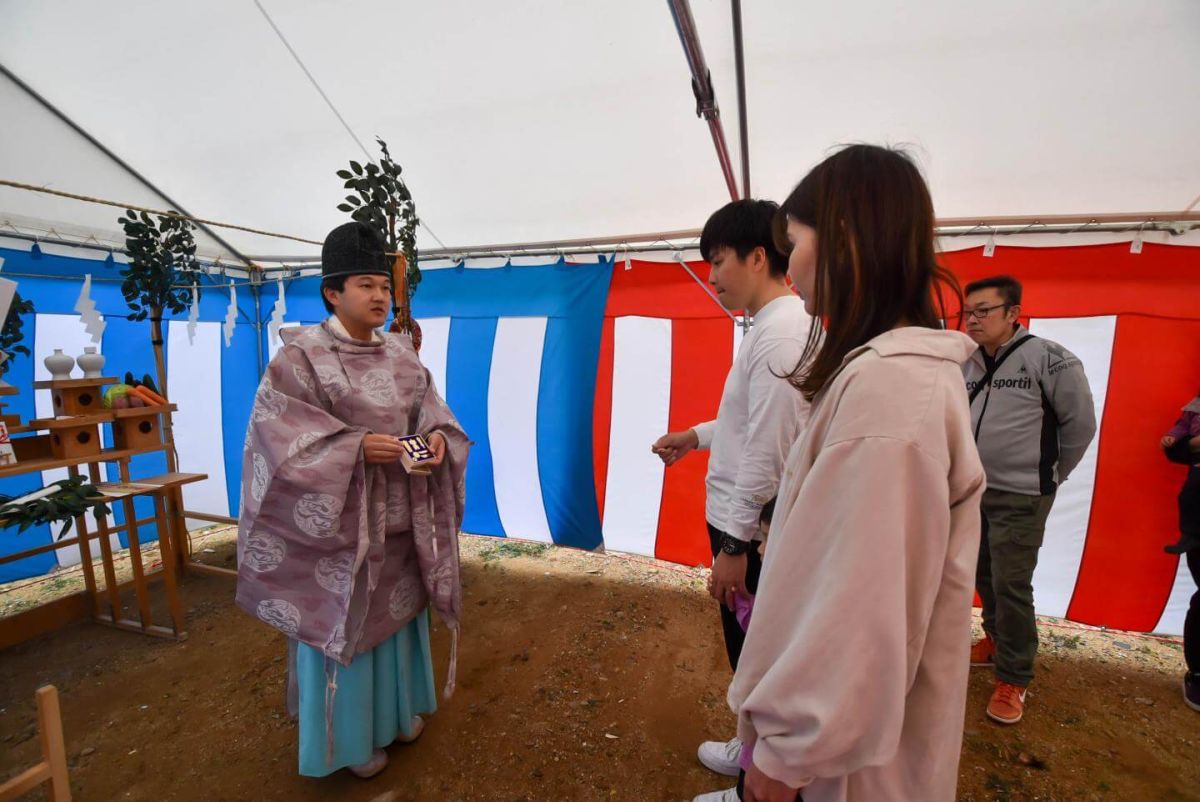 北九州市小倉北区02　注文住宅建築現場リポート①　～地鎮祭～