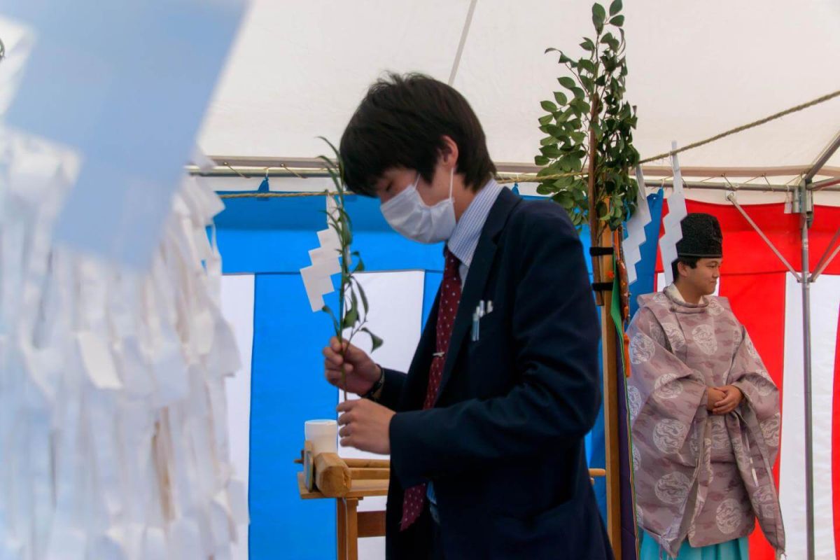 北九州市小倉北区02　注文住宅建築現場リポート①　～地鎮祭～