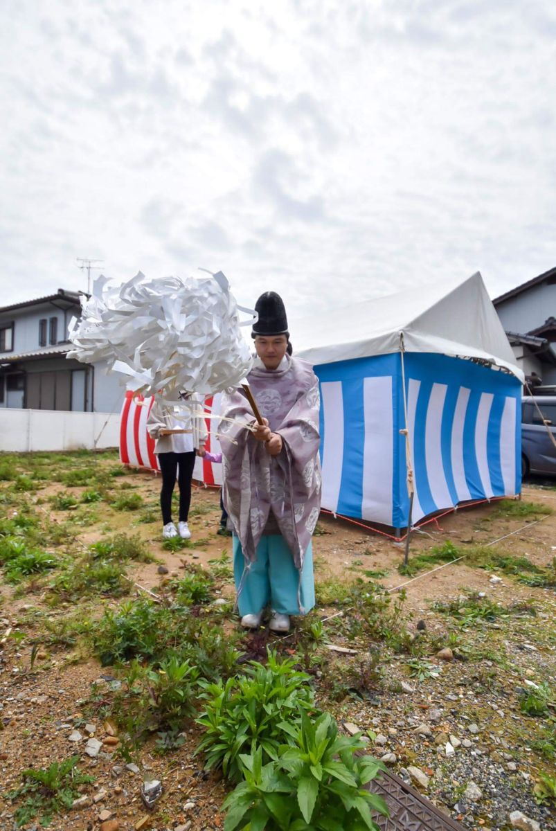 北九州市小倉北区02　注文住宅建築現場リポート①　～地鎮祭～