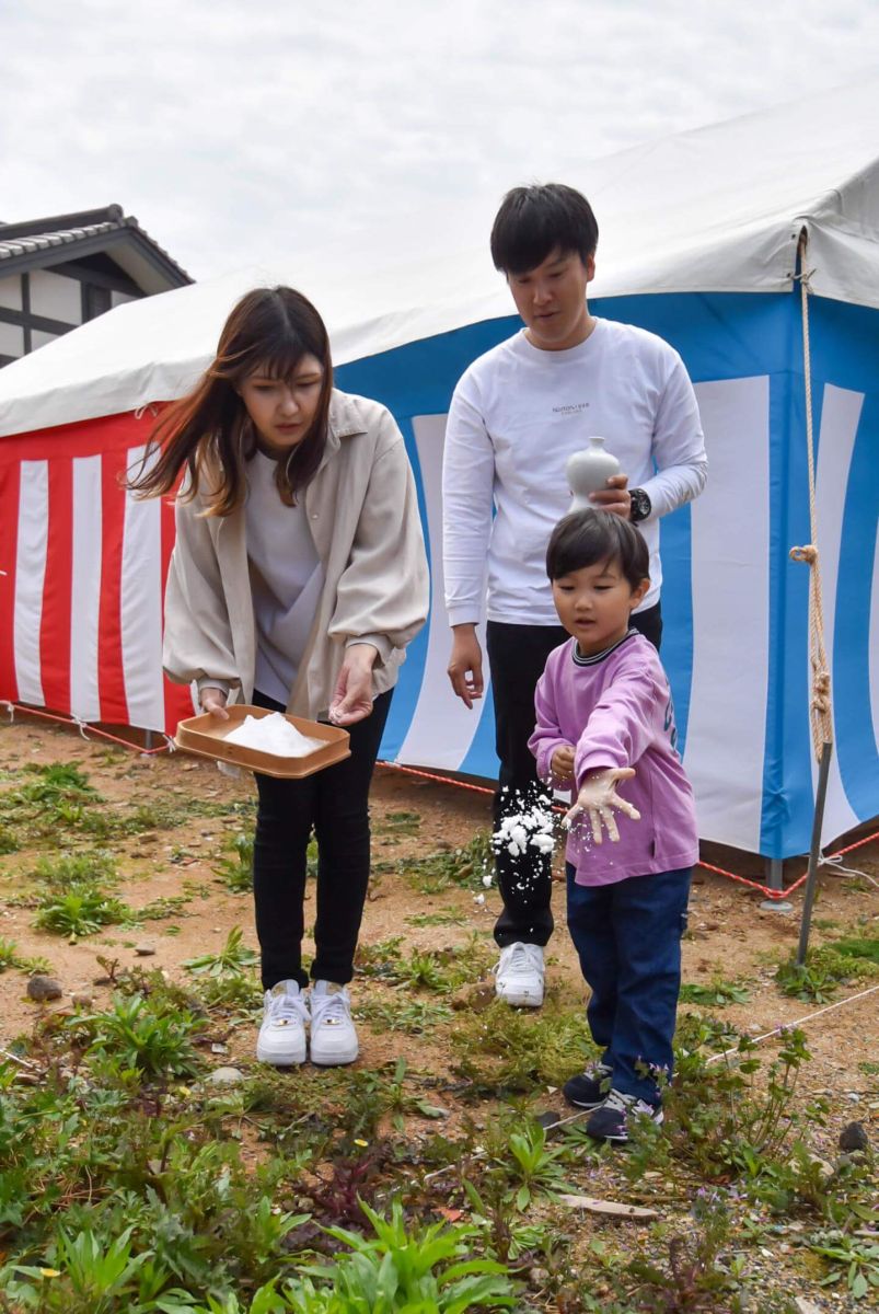 北九州市小倉北区02　注文住宅建築現場リポート①　～地鎮祭～