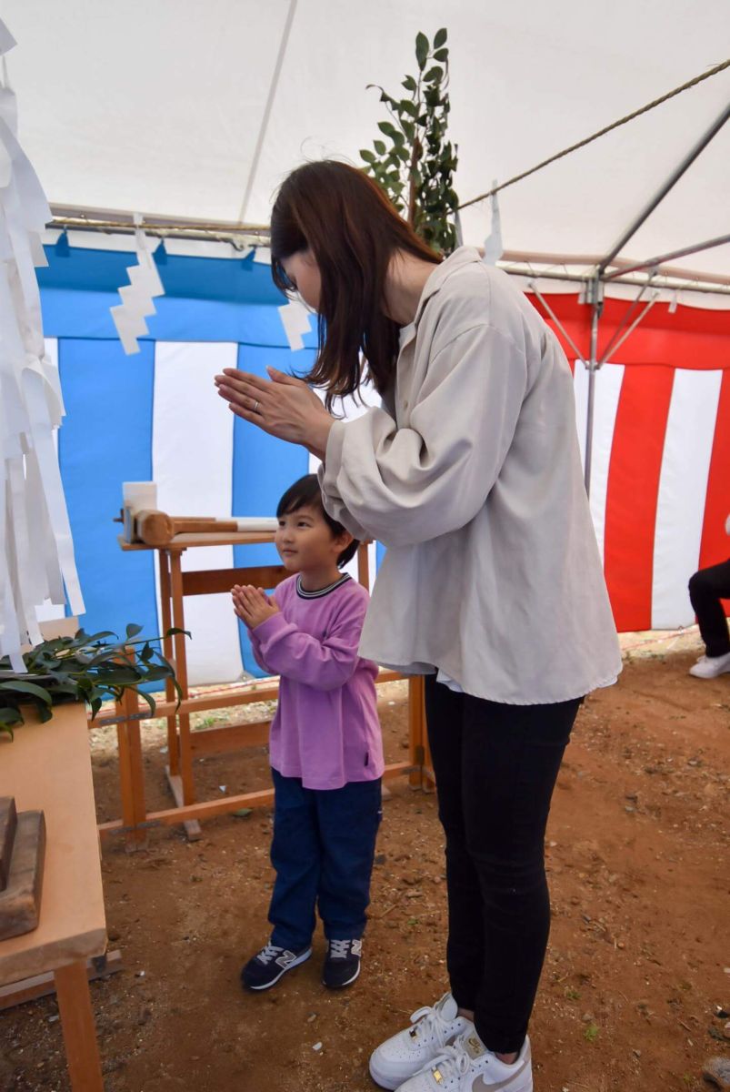 北九州市小倉北区02　注文住宅建築現場リポート①　～地鎮祭～