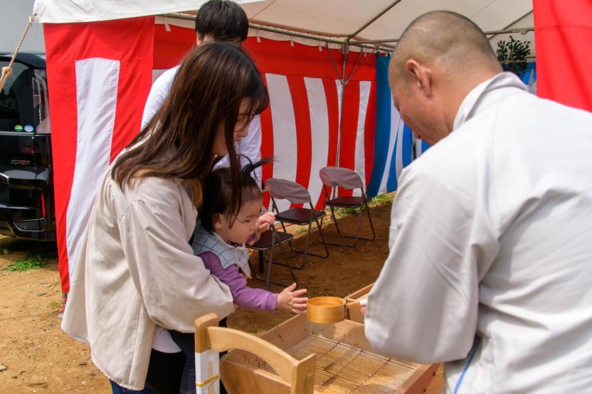 北九州市小倉北区02　注文住宅建築現場リポート①　～地鎮祭～