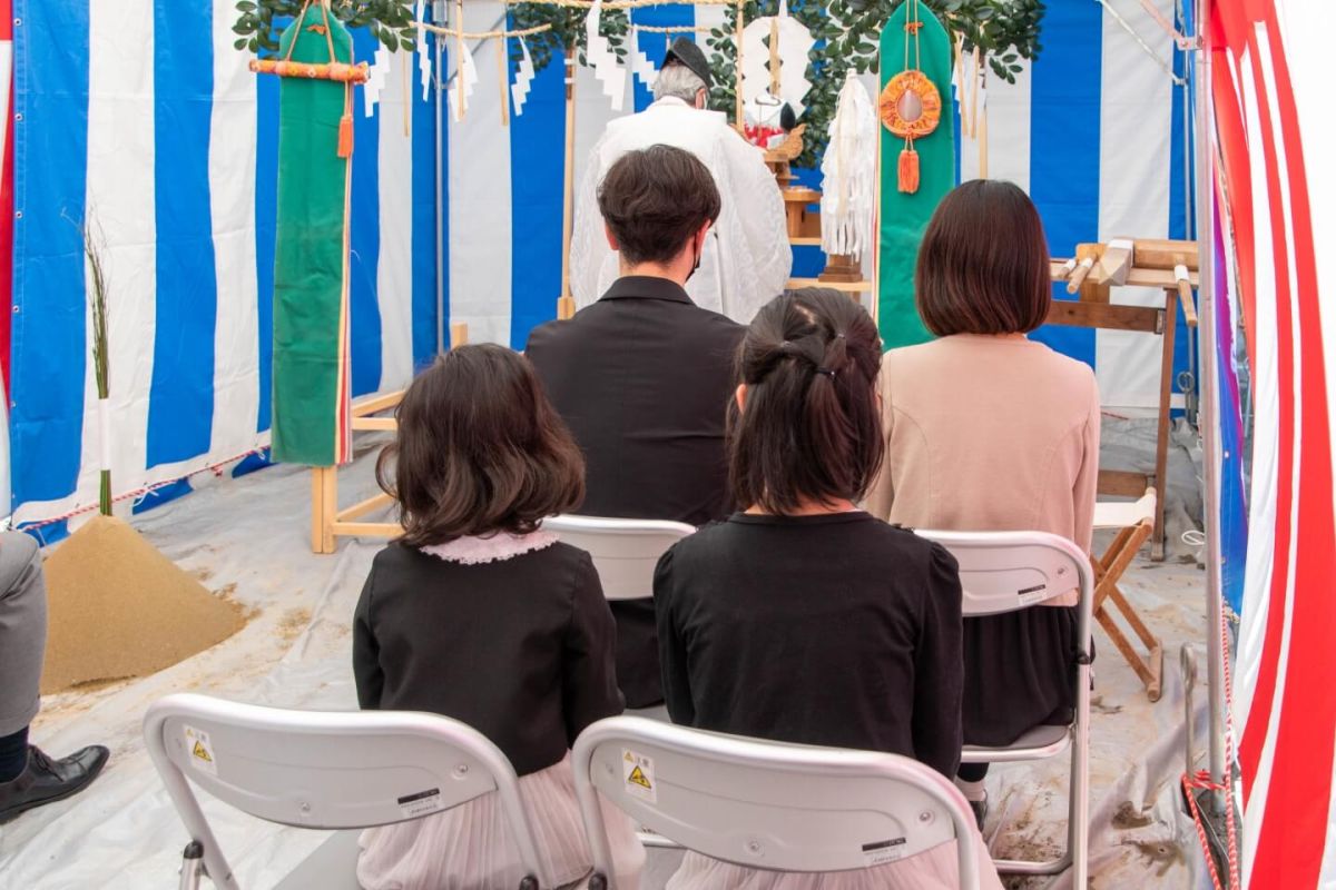 「福岡市中央区04」注文住宅現場リポート①【地鎮祭】