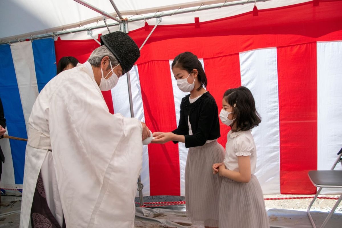 「福岡市中央区04」注文住宅現場リポート①【地鎮祭】