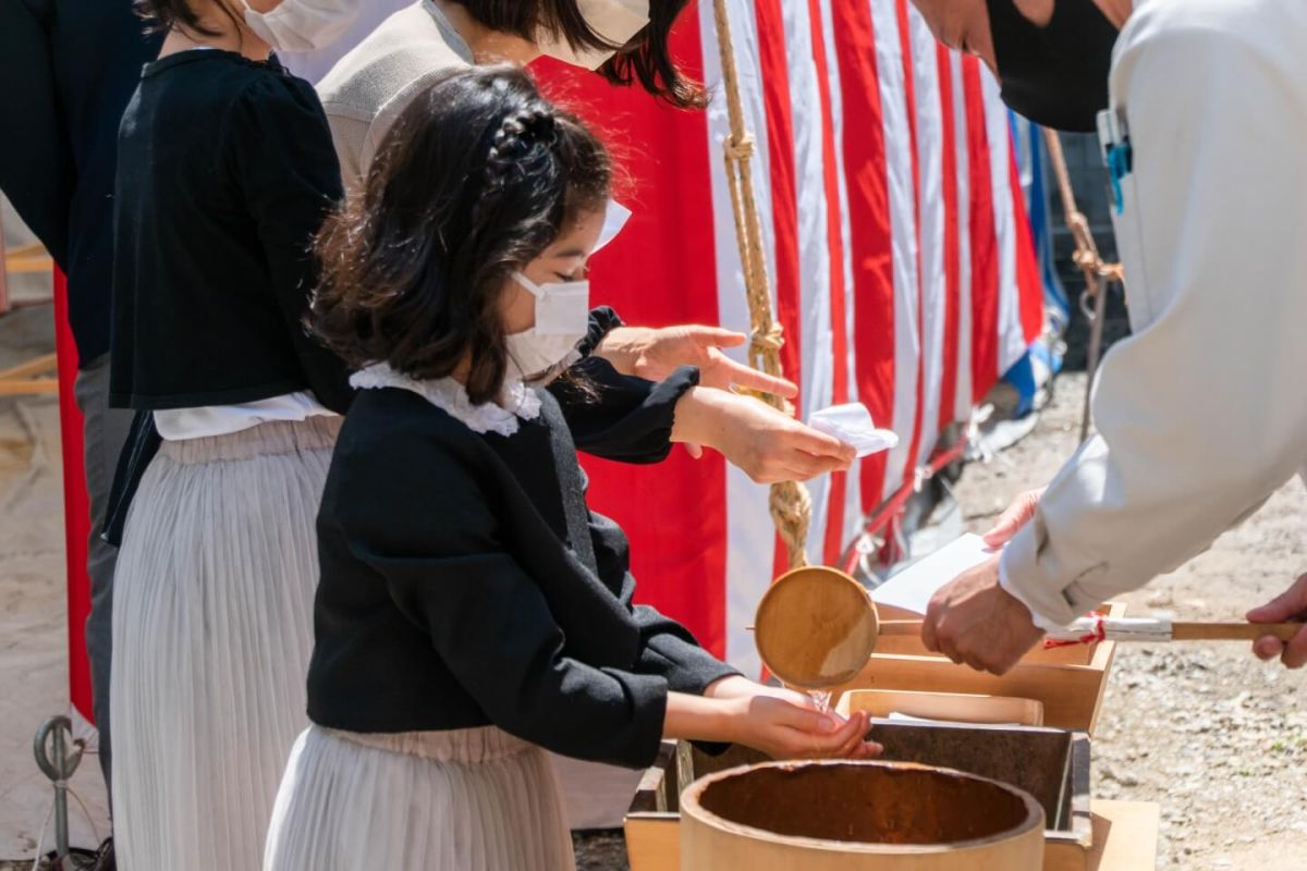 「福岡市中央区04」注文住宅現場リポート①【地鎮祭】