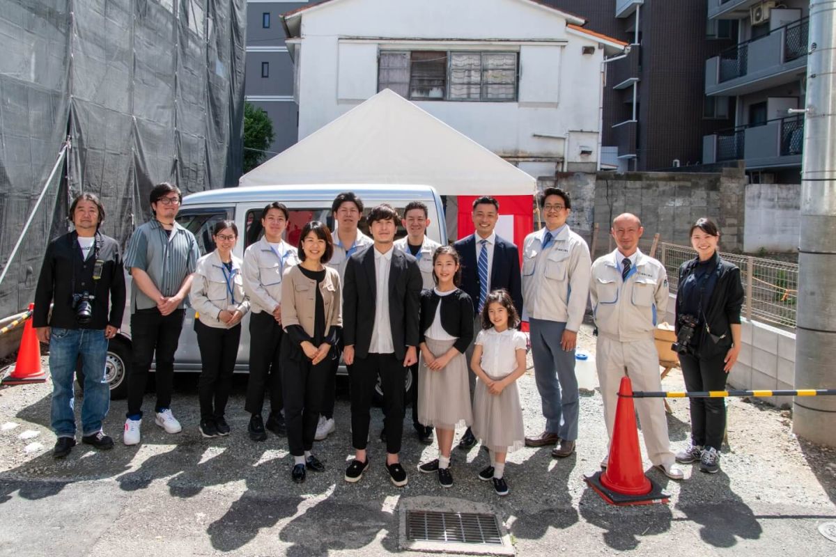 「福岡市中央区04」注文住宅現場リポート①【地鎮祭】