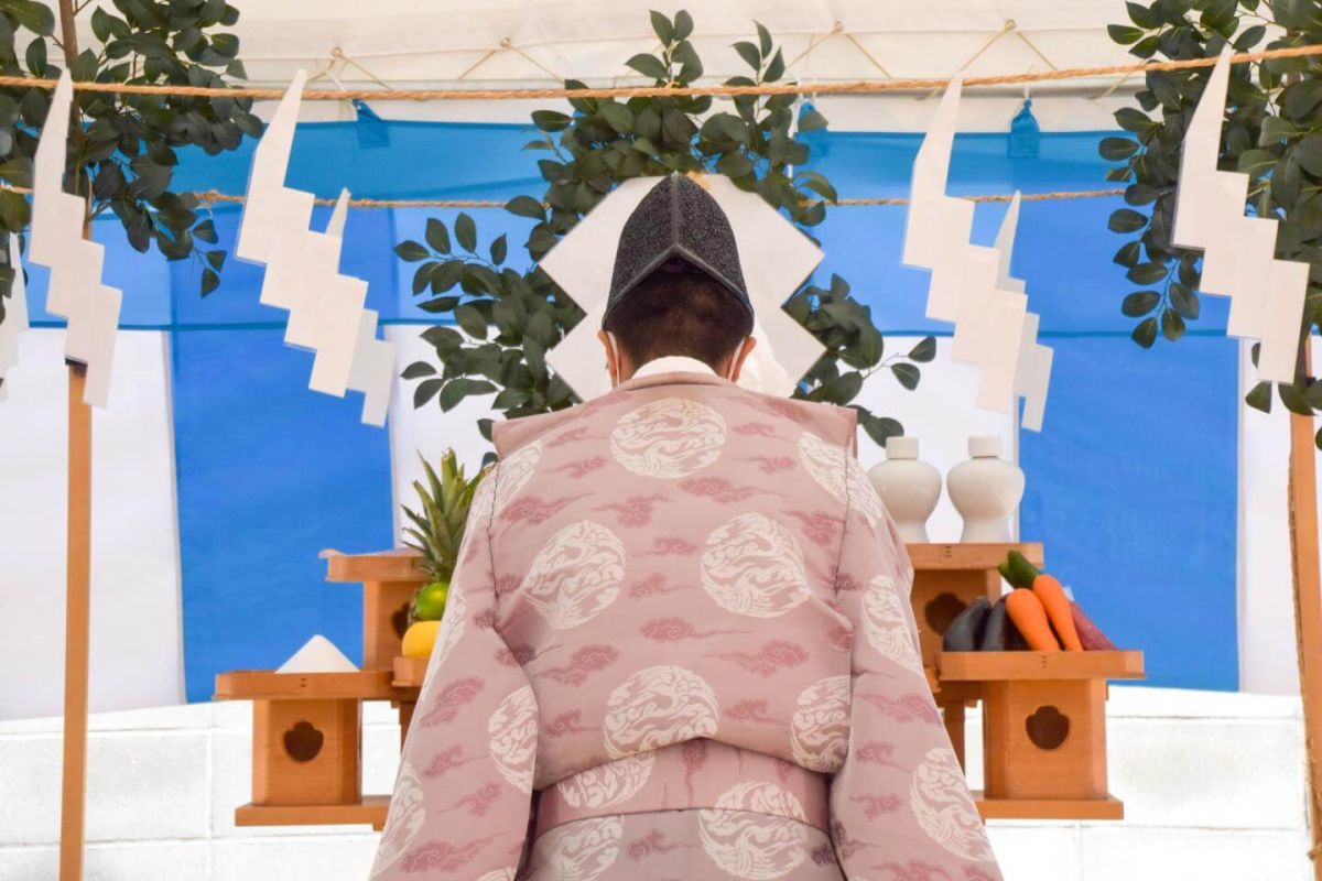 「福岡市城南区08」注文住宅現場リポート①【地鎮祭】