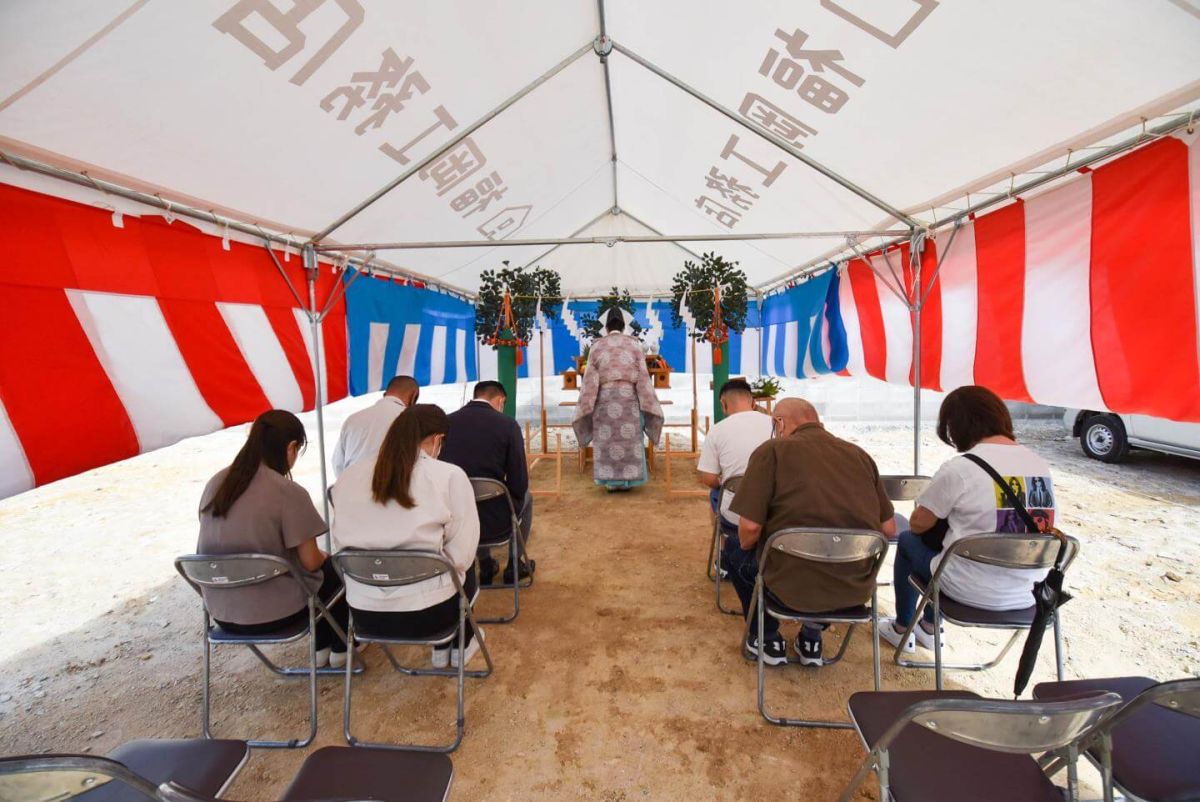 「福岡市城南区08」注文住宅現場リポート①【地鎮祭】