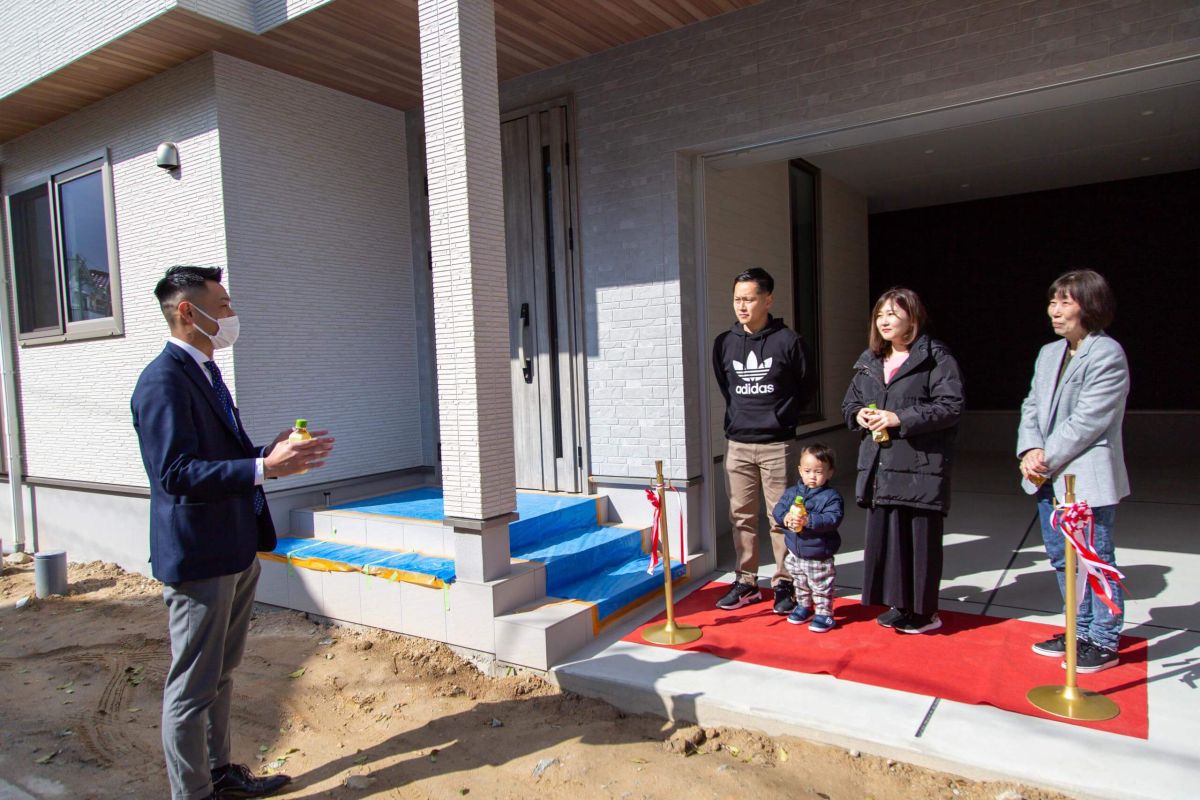 福岡県福岡市城南区08　注文住宅建築現場リポート⑨　～お引き渡し式～