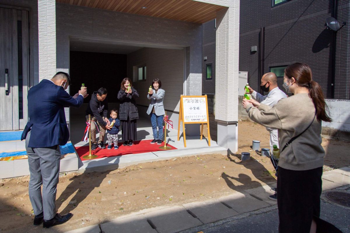 福岡県福岡市城南区08　注文住宅建築現場リポート⑨　～お引き渡し式～