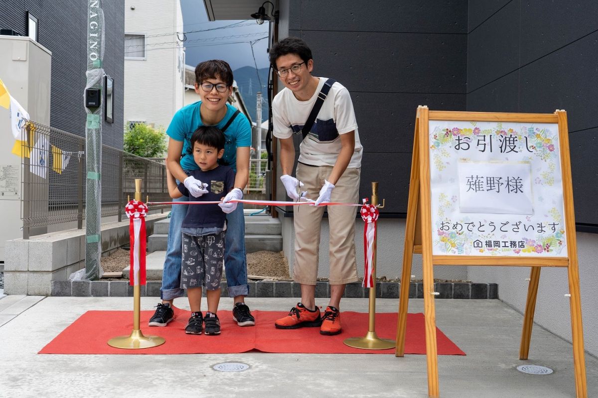 福岡県福岡市早良区09　注文住宅建築現場リポート⑨　～お引き渡し式～