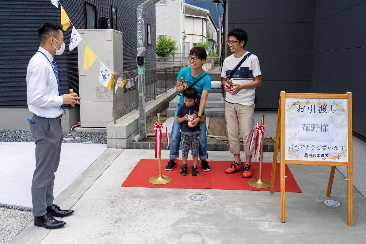 福岡県福岡市早良区09　注文住宅建築現場リポート⑨　～お引き渡し式～