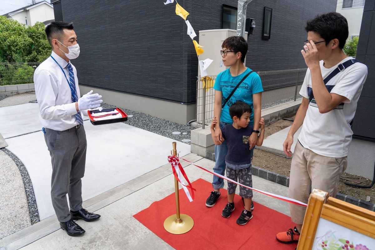 福岡県福岡市早良区09　注文住宅建築現場リポート⑨　～お引き渡し式～