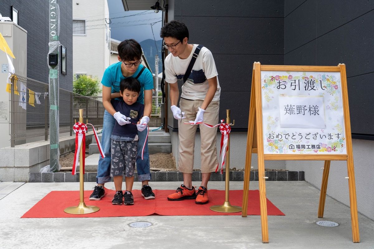 福岡県福岡市早良区09　注文住宅建築現場リポート⑨　～お引き渡し式～