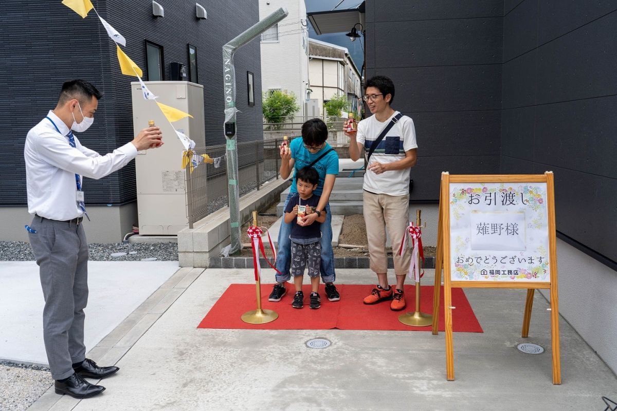 福岡県福岡市早良区09　注文住宅建築現場リポート⑨　～お引き渡し式～