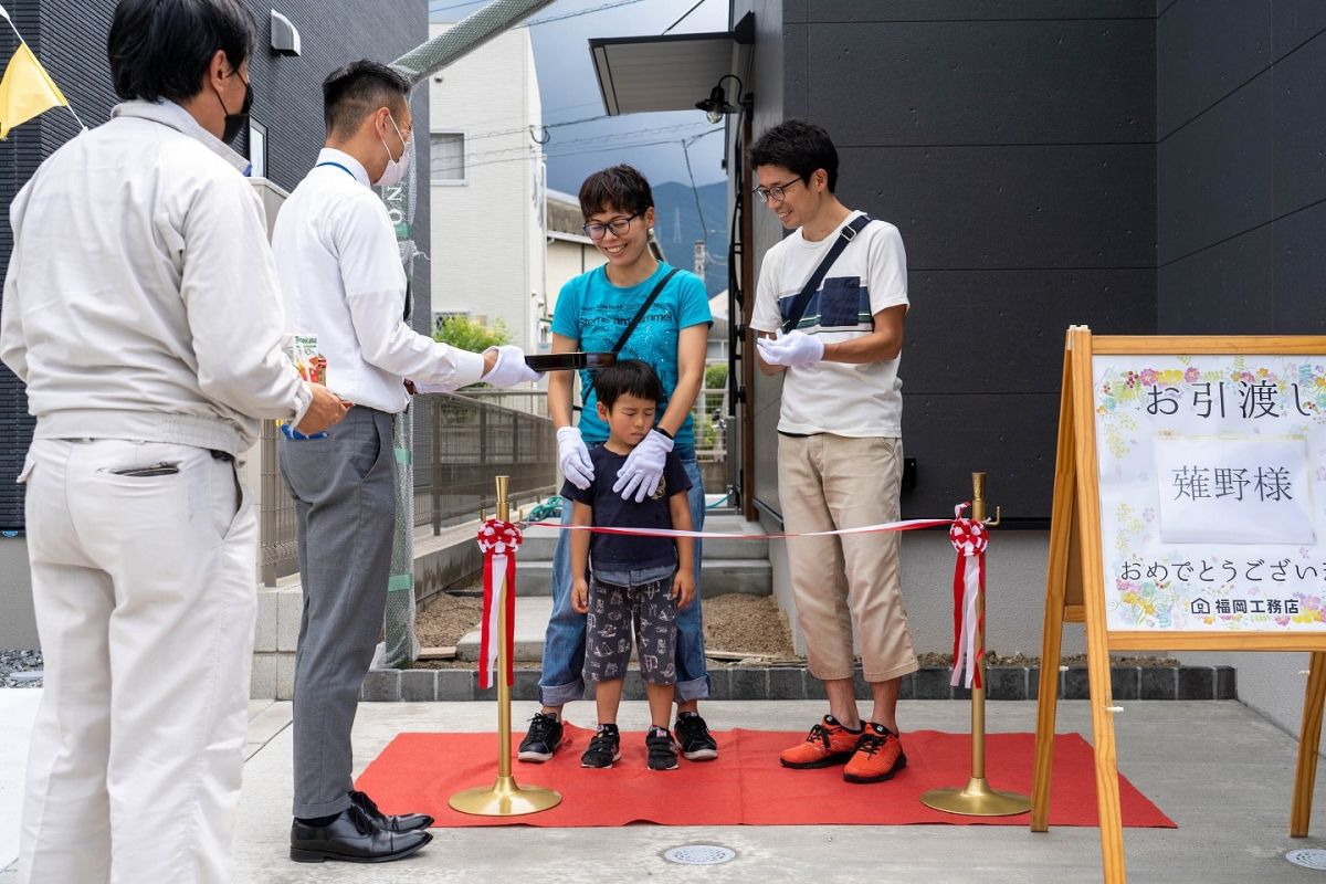 福岡県福岡市早良区09　注文住宅建築現場リポート⑨　～お引き渡し式～