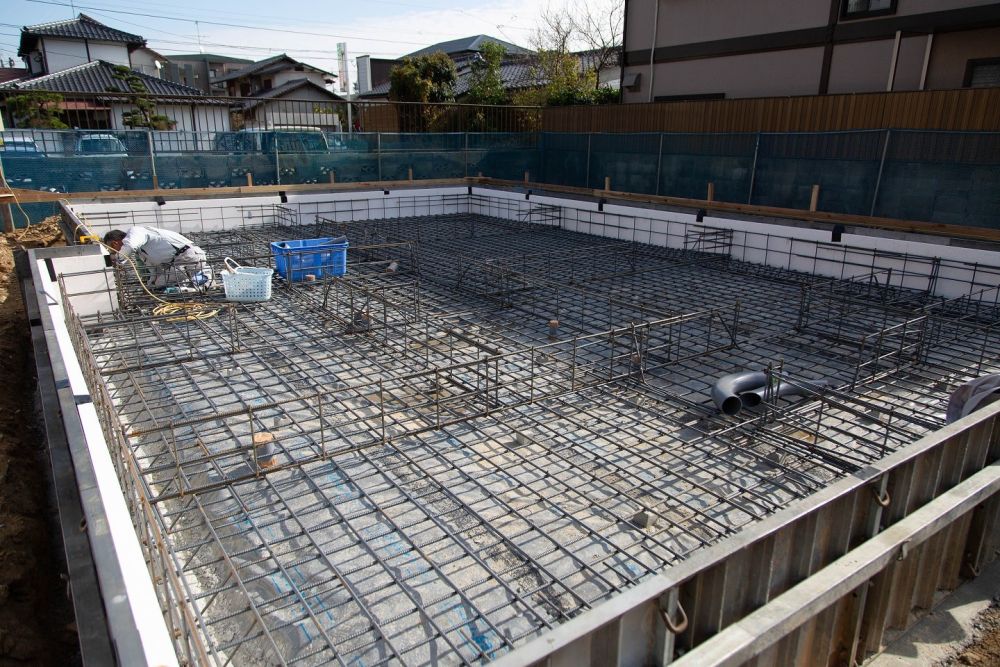 「福岡市早良区06」注文住宅現場リポート②【基礎工事】【給排水】