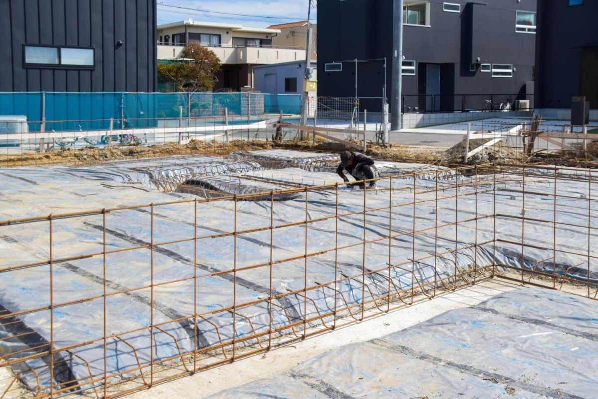 福岡県福岡市東区11　注文住宅建築現場リポート①　～基礎工事・配筋〜