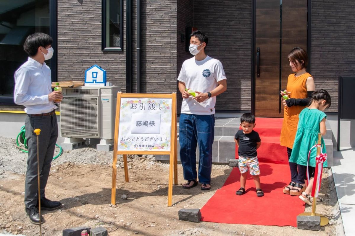 「飯塚市01」注文住宅現場リポート④【お引き渡し式】