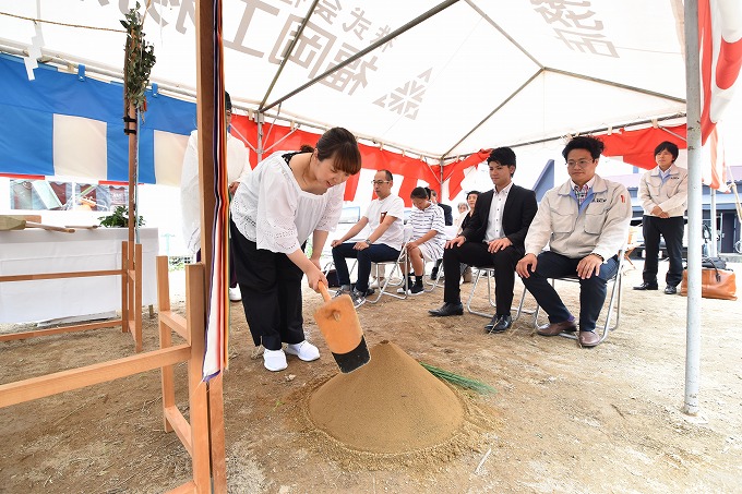 福岡県春日市04　注文住宅建築現場リポート①　～地鎮祭～