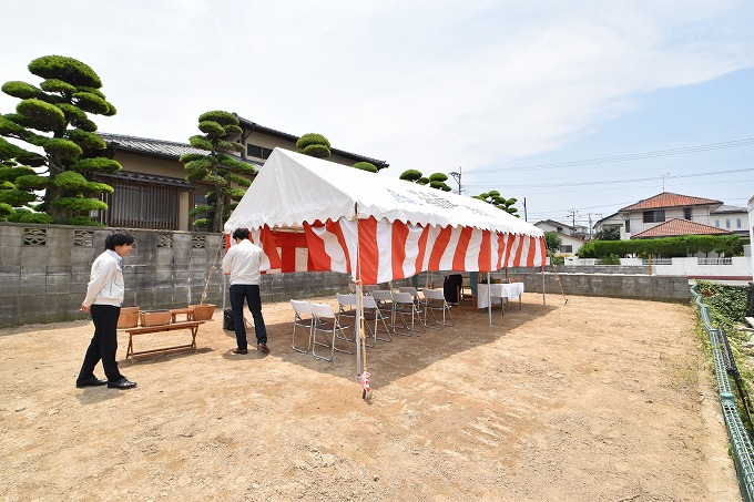 「春日市04」注文住宅現場リポート①【地鎮祭】