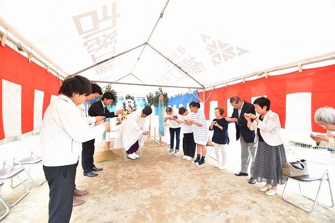 「春日市04」注文住宅現場リポート①【地鎮祭】