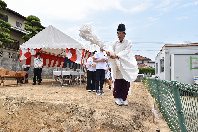 福岡県春日市04　注文住宅建築現場リポート①　～地鎮祭～