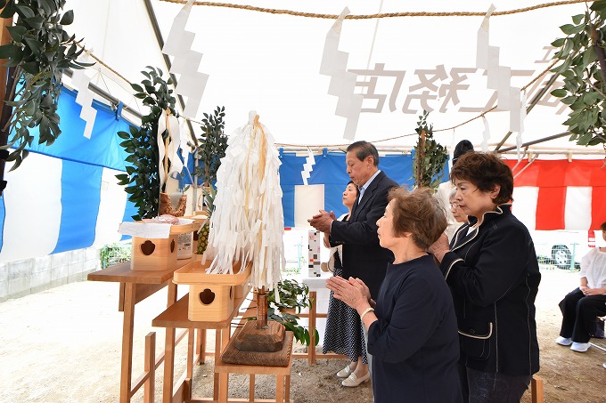 福岡県春日市04　注文住宅建築現場リポート①　～地鎮祭～