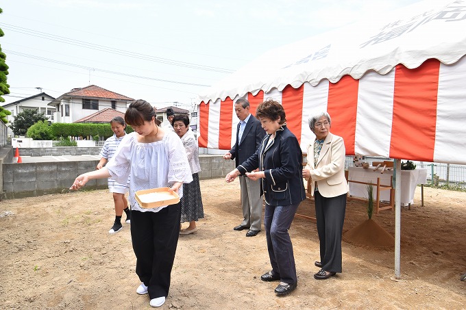 福岡県春日市04　注文住宅建築現場リポート①　～地鎮祭～