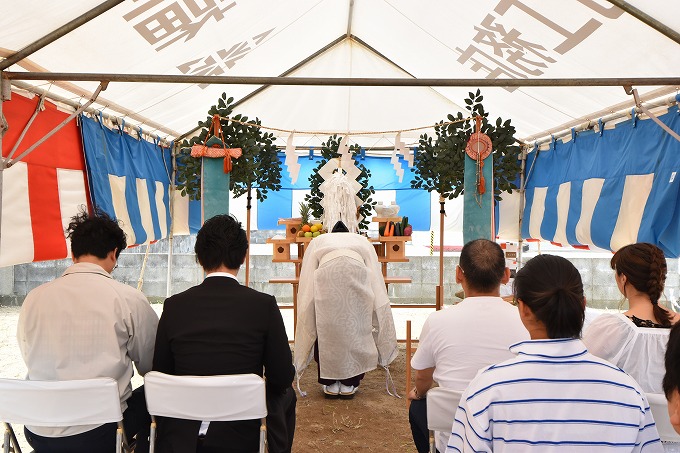 福岡県春日市04　注文住宅建築現場リポート①　～地鎮祭～