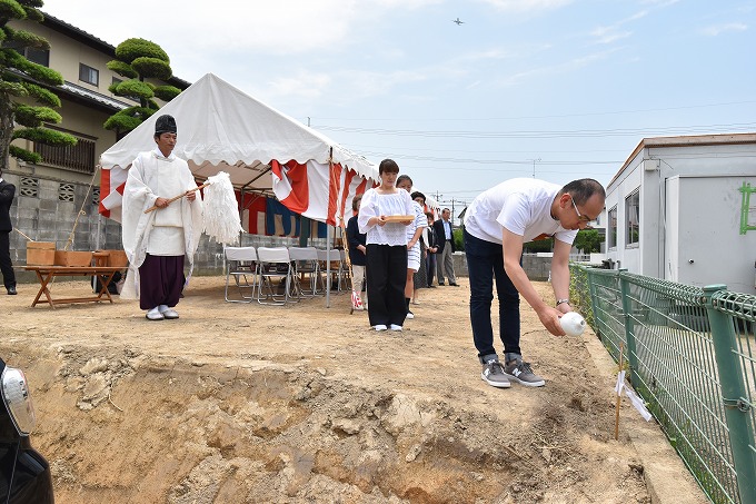 福岡県春日市04　注文住宅建築現場リポート①　～地鎮祭～