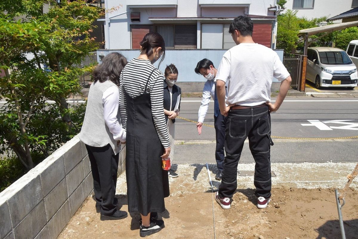 「福岡市早良区有田01」注文住宅現場リポート①【地鎮祭】