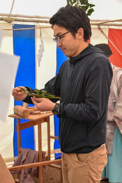 「太宰府市06」注文住宅現場リポート①【地鎮祭】
