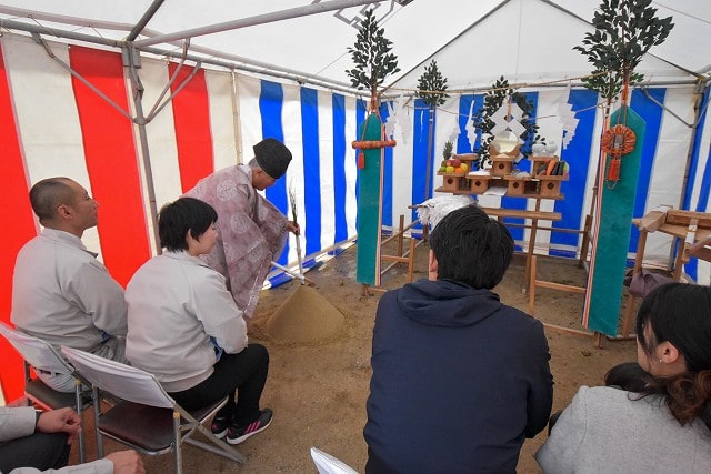 「太宰府市06」注文住宅現場リポート①【地鎮祭】