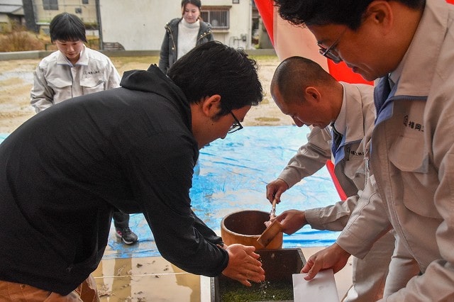 「太宰府市06」注文住宅現場リポート①【地鎮祭】