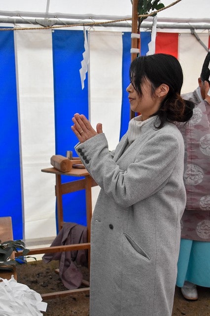 「太宰府市06」注文住宅現場リポート①【地鎮祭】