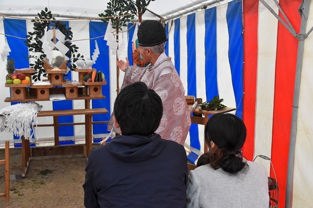 福岡県太宰府市06　注文住宅建築現場リポート①　～地鎮祭～