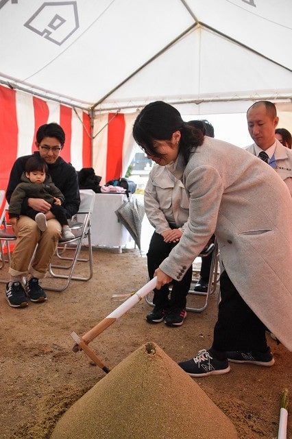 「太宰府市06」注文住宅現場リポート①【地鎮祭】