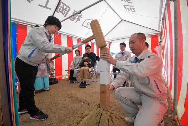 「太宰府市06」注文住宅現場リポート①【地鎮祭】