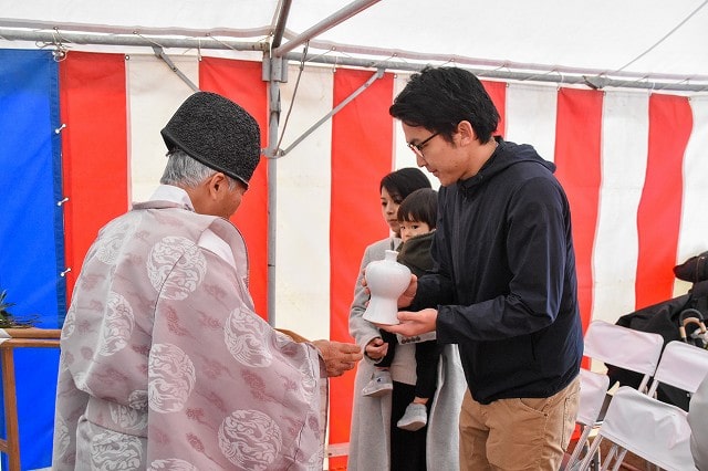 福岡県太宰府市06　注文住宅建築現場リポート①　～地鎮祭～